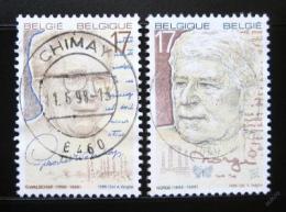 Poštové známky Belgicko 1998 Umelci Mi# 2788-89