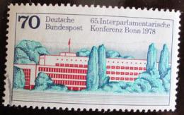 Poštová známka Nemecko 1978 Parlament, Bonn Mi# 976