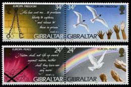 Poštové známky Gibraltár 1995 Európa CEPT Mi# 710-13