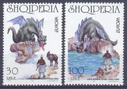 Poštovní známky Albánie 1997 Evropa CEPT, legendy Mi# 2619-20
