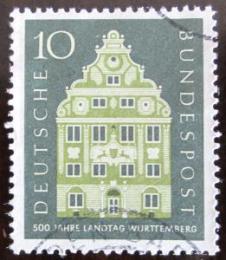 Poštová známka Nemecko 1957 Architektúra Mi# 279