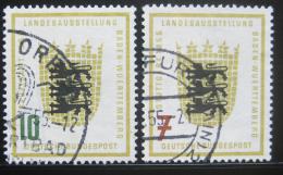 Poštové známky Nemecko 1955 Znak Baden-Württemberg Mi# 212-13