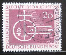 Poštová známka Nemecko 1955 Bitka na Lechfeldu Mi# 216 Kat 10€
