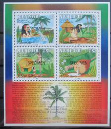 Poštové známky Tonga Niuafo ou 1991 Vianoce Mi# Bl 13 Kat 20€