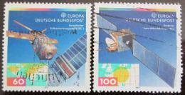 Poštové známky Nemecko 1991 Satelity, Európa CEPT Mi# 1526-27