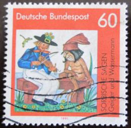 Poštová známka Nemecko 1991 Lužické legendy Mi# 1576