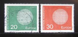 Poštové známky Nemecko 1970 Európa CEPT Mi# 620-21