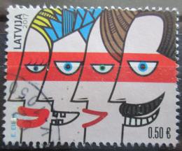 Poštová známka Lotyšsko 2017 Den rodiny Mi# 1014