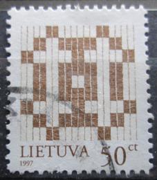 Poštová známka Litva 1997 Dvojtý køíž Mi# 648 I
