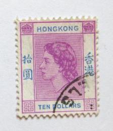 Poštová známka Hongkong 1954 Krá¾ovna Alžbeta II. Mi# 191 Kat 13€