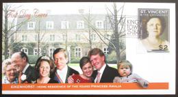 FDC FDC Svätý Vincent Gren. 2004 Krá¾ovna Juliana s rodinou Mi# 6024