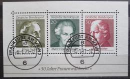 Poštové známky Nemecko 1969 Slavné ženy Mi# Block 5
