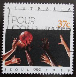 Poštová známka Austrália 1988 LOH Soul, Basketbal Mi# 1123