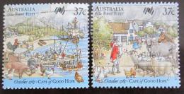Poštové známky Austrália 1987 Australská kolonizace Mi# 1059-60