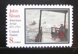 Poštová známka USA 1971 Umenie, John Sloan Mi# 1045
