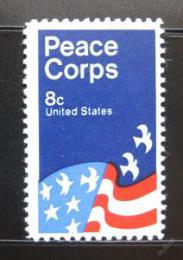 Poštová známka USA 1972 Plakát Mírové síly Mi# 1059
