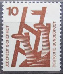 Poštová známka Nemecko 1974 Prevence nehod Mi# 695 D