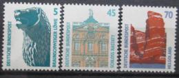 Poštové známky Nemecko 1990 Pamätihodnosti Mi# 1448,1468-69