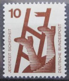 Poštová známka Nemecko 1972 Prevence nehod Mi# 695 A