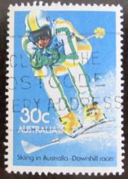 Poštová známka Austrália 1984 Lyžovanie Mi# 878