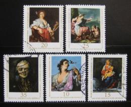 Poštové známky DDR 1976 Umenie Mi# 2193-97