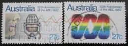 Potov znmky Austrlia 1982 Rdio a rozhlas Mi# 793-94