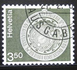 Poštová známka Švýcarsko 1980 Astronomické hodiny Mi# 1169