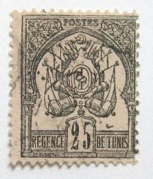 Poštová známka Tunisko 1888 Štátny znak Mi# 5 Kat 60€