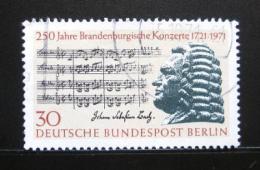Poštová známka Západný Berlín 1971 Johann Sebastian Bach Mi# 392