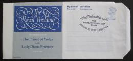 Aerogram Ve¾ká Británia 1981 Krá¾ovská svadba - letecký dopis