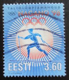 Poštová známka Estónsko 1998 ZOH Nagano Mi# 316