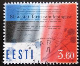 Potov znmka Estnsko 2000 Mrov smlouva s Ruskem Mi# 364 - zvi obrzok