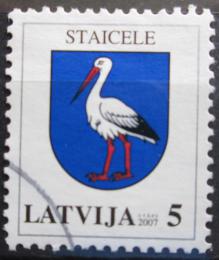 Poštová známka Lotyšsko 2007 Znak Staicele Mi# 693 A I