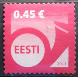 Potov znmka Estnsko 2011 Potovn trubka Mi# 711 - zvi obrzok