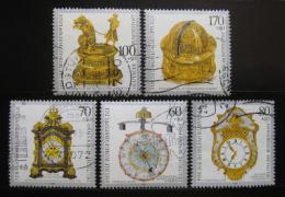 Poštové známky Nemecko 1992 Antické hodiny Mi# 1631-35 Kat 10€
