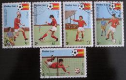 Poštové známky Laos 1981 MS ve futbale Mi# 505-09