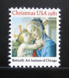 Poštová známka USA 1981 Vianoce Mi# 1513