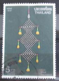 Poštová známka Thajsko 1991 Kvìtinová dekorace Mi# 1409