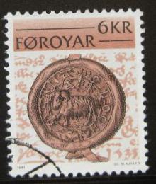 Poštová známka Faerské ostrovy 1981 Stará peèe� Mi# 68
