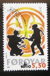 Poštová známka Faerské ostrovy 2000 Køes�anství Mi# 369