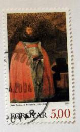 Poštová známka Faerské ostrovy 2003 J. R. Brochmand, teolog Mi# 471