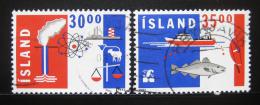 Poštové známky Island 1992 Export a obchod Mi# 766-67
