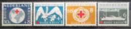 Poštové známky Holandsko 1957 Èervený kríž Mi# 699-700,702-03 Kat 6.60€
