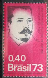 Poštová známka Brazílie 1973 José Plácido de Castro, politik Mi# 1414