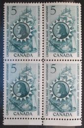 Poštové známky Kanada 1966 René Robert Cavelier ètyøblok Mi# 390