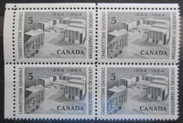 Poštovní známky Kanada 1964 Konference v Charlottetownu ètyøblok Mi# 376