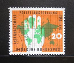 Poštová známka Nemecko 1956 Mezinárodní policejní výstava Mi# 240