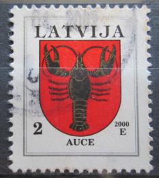 Poštová známka Lotyšsko 2000 Znak Auce Mi# 421 C V
