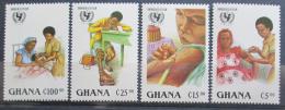 Poštové známky Ghana 1988 Pomoc dìtem Mi# 1182-85