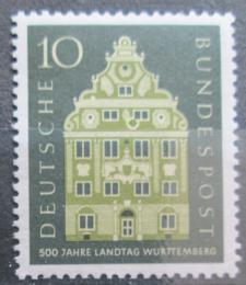 Poštová známka Nemecko 1957 Wurttemberský snìm Mi# 279